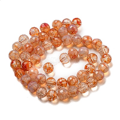 Лакированные бусины&nbsp;GLAA-G116-02-1