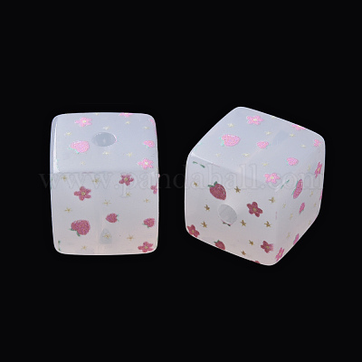 Окрашенные акриловые бусины &nbsp;MACR-S374-11C-03-1