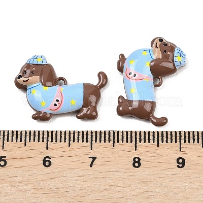 Выпечки расписные подвески из сплава&nbsp;FIND-I072-04-1