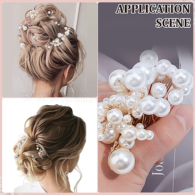 2 набор 2-х видов железных заколок для волос для женщин&nbsp;OHAR-ME0001-03-1