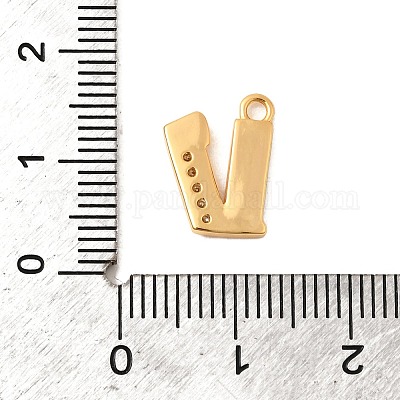 Латунные микро проложить кубического циркония подвески KK-C117-12G-V-1