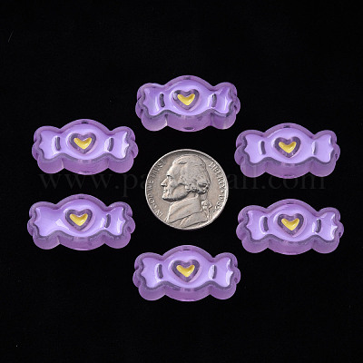 Прозрачные акриловые бусины&nbsp;MACR-S374-05B-03-1