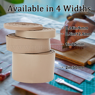 2 м плоский кожаный шнур&nbsp;LC-WH0007-07D-04-1