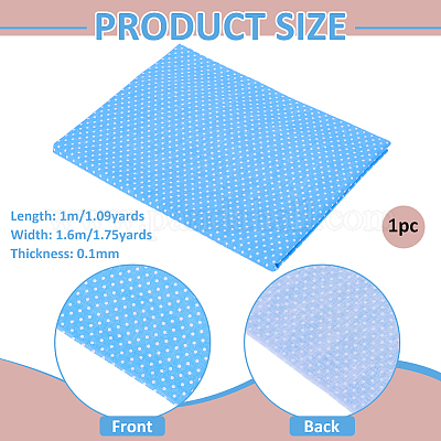 Хлопчатобумажные ткани с рисунком в горошек&nbsp;DIY-WH0622-485D-1