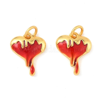 Латунь эмаль подвески&nbsp;KK-K364-25C-01-1