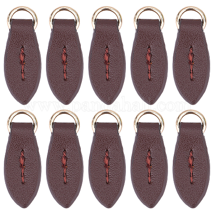 10 шт. головки молнии из коровьей кожи PURS-CL0001-19C-1