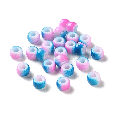 Европейские бусины из АБС-пластика KY-G033-02A-07-1