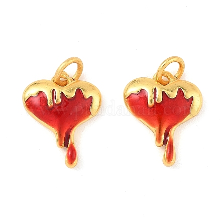 Латунь эмаль подвески&nbsp;KK-K364-25C-01-1