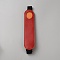 Imitation Leather Pen Bag for Pen, Rectangle, Indian Red, 170x40x1~2.5mm