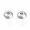 Non-Tarnish 202 Stainless Steel Spacer Beads, Rondelle, Stainless Steel Color, 5x2.5mm, Hole: 1.5mm