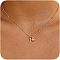 Brass Initial and Heart Pendant Necklaces for Women, Real 14K Gold Plated, Letter J, 15.75 inch(40cm)