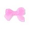 Acrylic Bead, Imitation Jelly, Bowknot, Violet, 23.7x32.7x7.3mm, Hole: 3.8mm, about 240pcs/500g