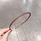 Plastic Hair Bands, Hair Bands for Women Girls, Red, 120mm
