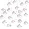 Clear Glass Cabochons, Transparent, Half Round Circle Flat Back for Jewelry and Cabochon Settings, Clear, 9.5~10mm, 5.5mm(Range: 5~6mm) thick