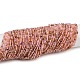 Нити бусин из натурального перуанского розового опала&nbsp;G-F798-A01-01B-2