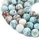 Природные ларимар бисер нитей&nbsp;G-C264-A01-12mm-4