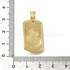 Латунные микро проложить кубического циркония подвески&nbsp;KK-Z086-25G