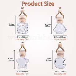 15 шт. стеклянная колонна&nbsp;AJEW-YW0001-57