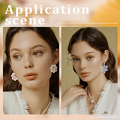 6 пара 3 размера 925 фурнитура для сережек из стерлингового серебра&nbsp;STER-BBC0001-63RG