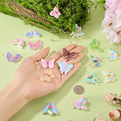 75 шт. 3 стиля кабошонов из непрозрачной эмалевой смолы&nbsp;CRES-TA0001-52