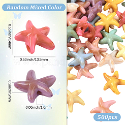 500шт акриловые бусины&nbsp;SACR-PA0001-16