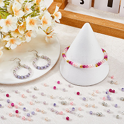 1000 шт. 10-цветные стеклянные бусины с имитацией жемчуга&nbsp;HY-SP0001-01B