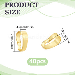 Латунные защелки на подвесных дужках&nbsp;KK-LP0001-20A