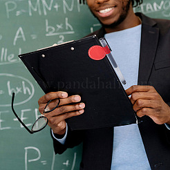 12 шт. двухцветный самоклеящийся держатель для ручки из искусственной кожи&nbsp;AJEW-TA0002-60