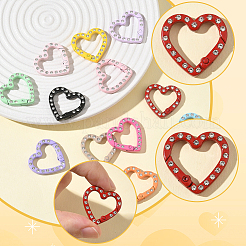 28 шт. 14-цветные застежки-защелки из сплава с запекаемой краской&nbsp;FIND-SC0019-52