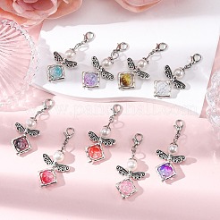 Ангел акрил с подвесными украшениями из сплава&nbsp;HJEW-JM03470