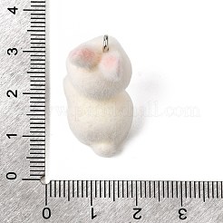 Флокированные подвески из непрозрачной смолы&nbsp;RESI-G123-01S