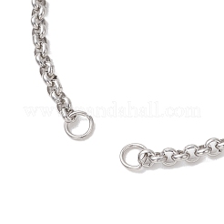 Изготовление браслета-слайдера из нержавеющей стали 304 Rolo Chain&nbsp;AJEW-JB01503-02