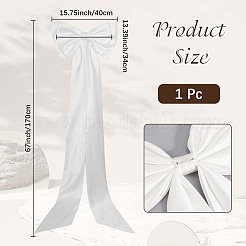 Съемный бант из полиэстера для одежды&nbsp;AJEW-WH20020-205B