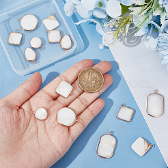 14шт 7 стиля подвески из натуральных пресноводных ракушек&nbsp;SHEL-BC0001-035