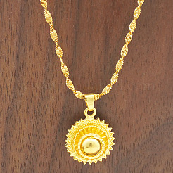 Ожерелья с подвесками из цветочного сплава&nbsp;FS-WGB5987-01