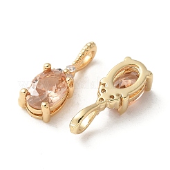 Латунные микро проложить кубического циркония подвески&nbsp;KK-Q031-43G-03