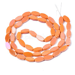 Стеклянные бусины с гальваническим покрытием &nbsp;EGLA-Q125-009G