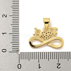 Покрытие стойки латунь микропаве прозрачные подвески из кубического циркония&nbsp;KK-B091-49G-01