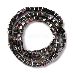 Стеклянные бусины с гальваническим покрытием &nbsp;EGLA-H108-01A-HP04