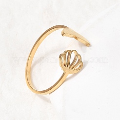 Открытые кольца манжеты из нержавеющей стали 304&nbsp;RJEW-H265-02G