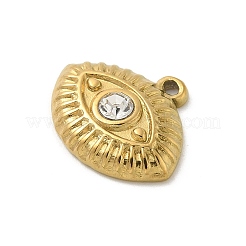 Подвески из нержавеющей стали 304 со стразами&nbsp;STAS-I322-29G-03