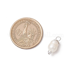 10 шт. 2-х цветные подвески из натурального культивированного пресноводного жемчуга с рисом&nbsp;PALLOY-JF03919