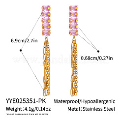 Овальные серьги-гвоздики из нержавеющей стали 304&nbsp;HE5353-1