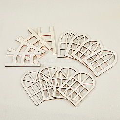 12 шт. 3 стиля деревянных мини-лестниц и окон&nbsp;WOOD-FH0002-05