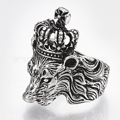 Сплав манжеты кольца пальцев&nbsp;X-RJEW-T006-36