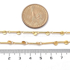 Латунные плоские круглые подвески ожерелья&nbsp;NJEW-F329-02G