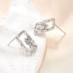 Латунь серьги&nbsp;LS-EJEW-G432-01P