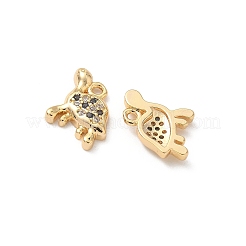 Латунные микро проложить кубического циркония подвески&nbsp;KK-C099-01G-G