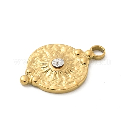 Подвески из нержавеющей стали 304 со стразами&nbsp;STAS-I322-27G-06