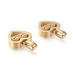 День матери ионное покрытие (IP) 304 подвески из нержавеющей стали&nbsp;STAS-F253-01G